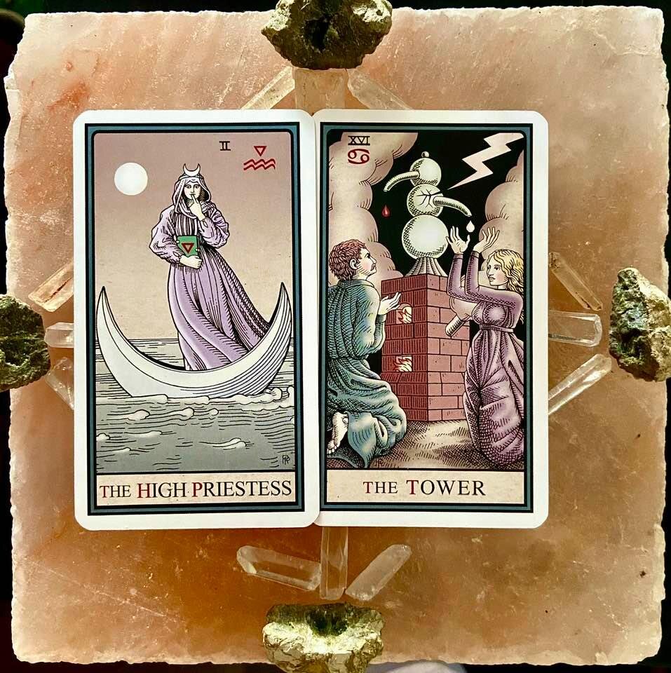 Alchemical tarot, photo by Scott K Smith